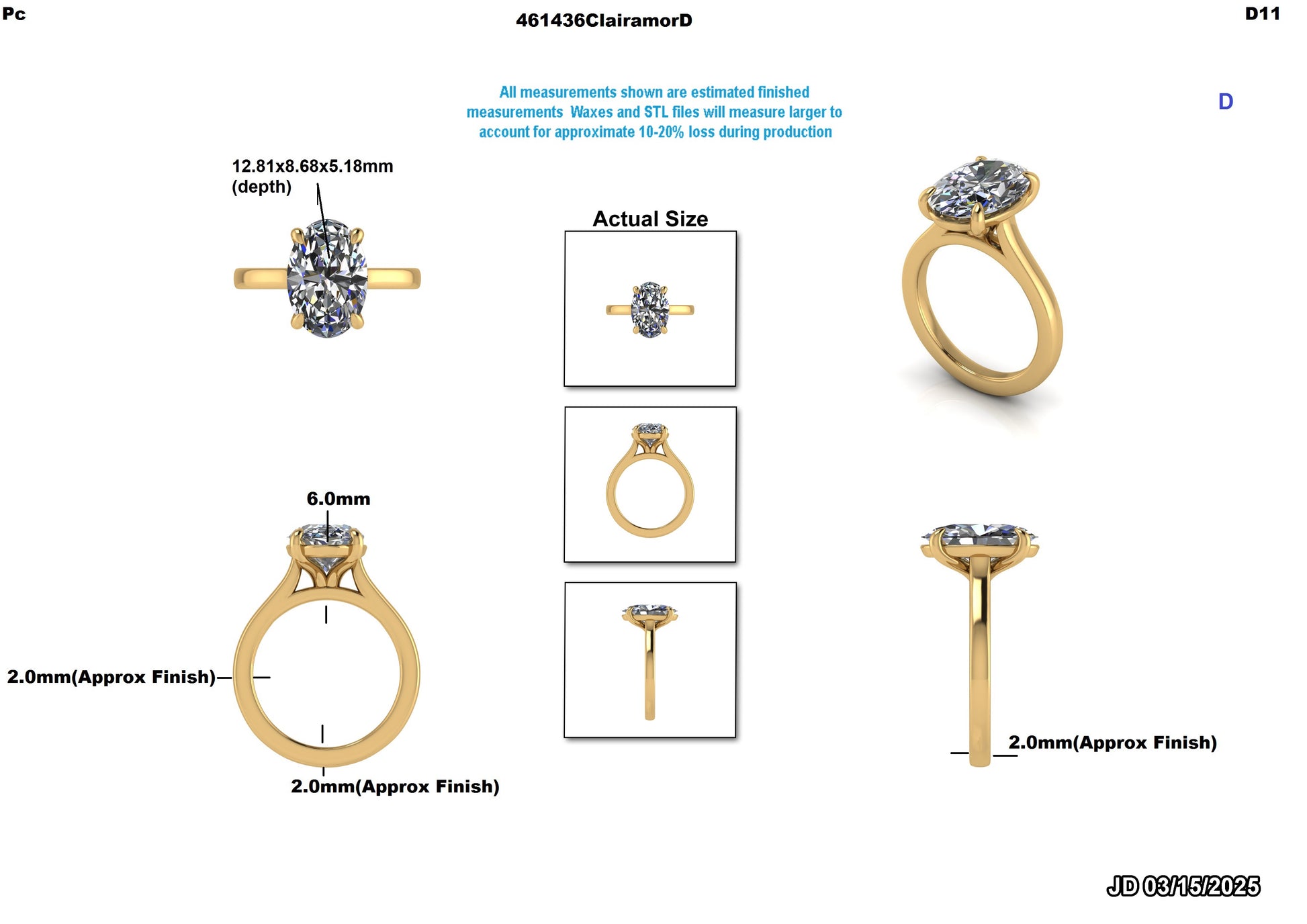 Nick H. Custom Engagement Ring