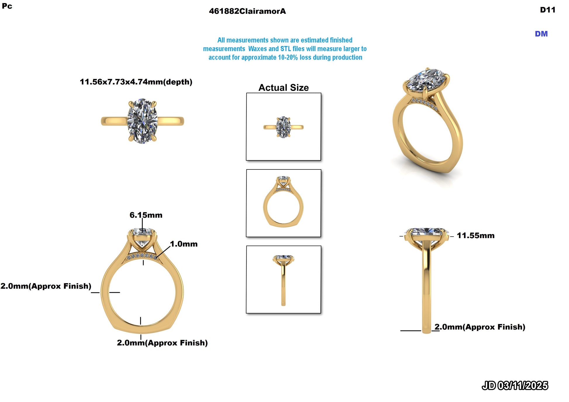 Jonathan P. Custom Engagement Ring