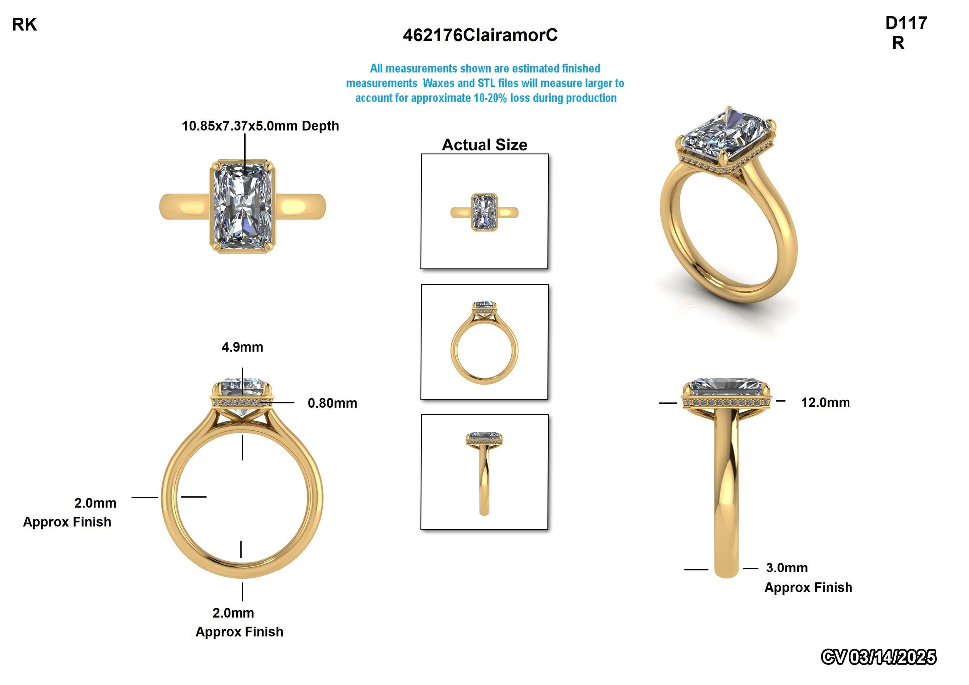 Misael R. Custom Engagement Ring Design