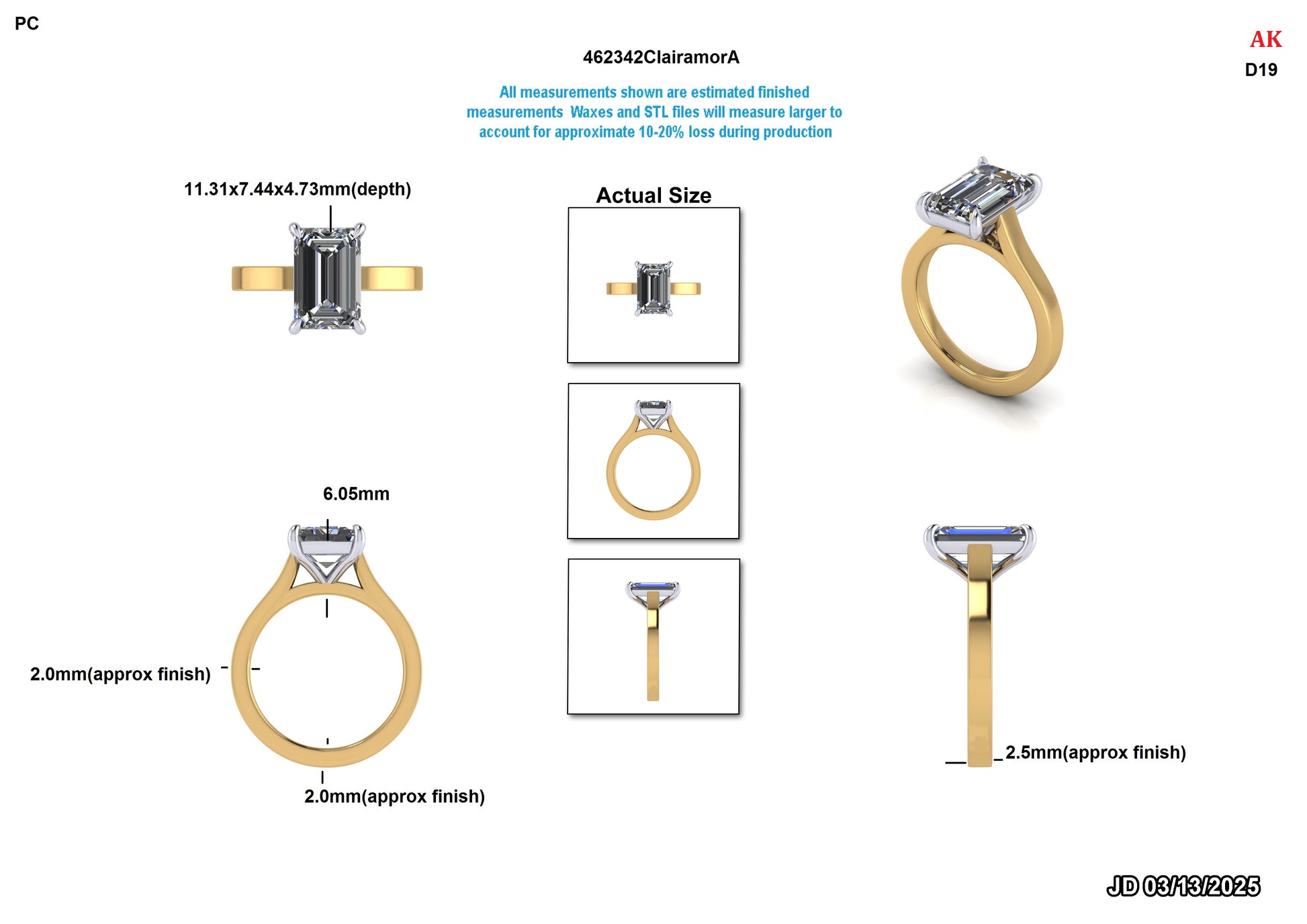 Gavin B. Custom Engagement Ring