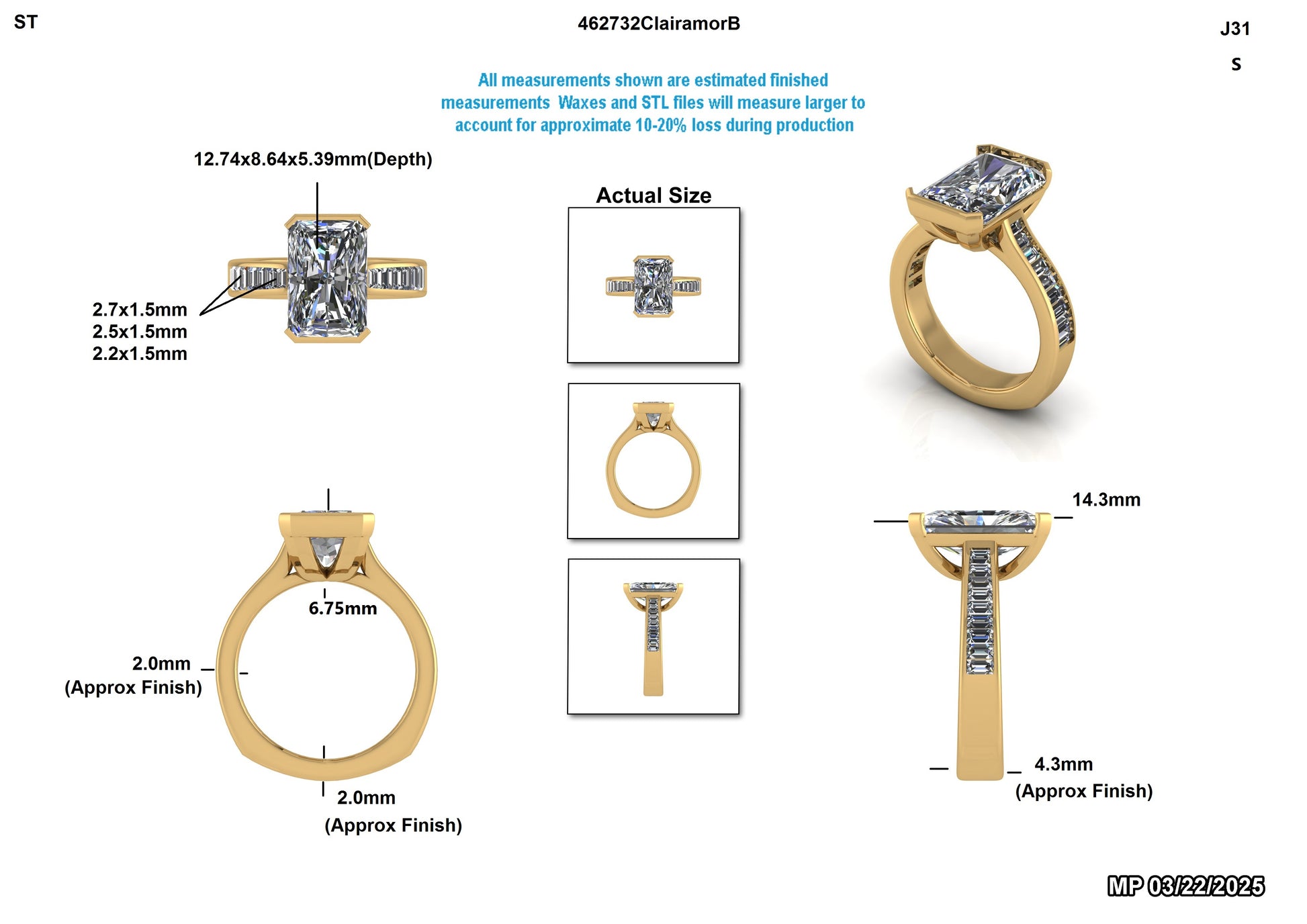 Jeremy S. Custom Engagement Ring
