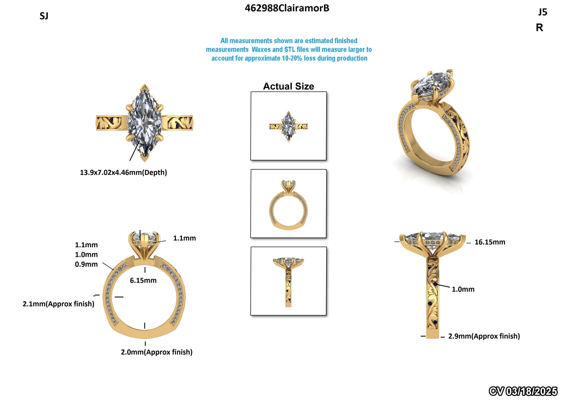 Eric L. Custom Engagement Ring