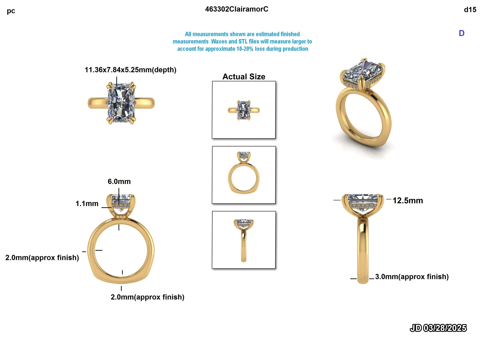 Connor L. Custom Engagement Ring