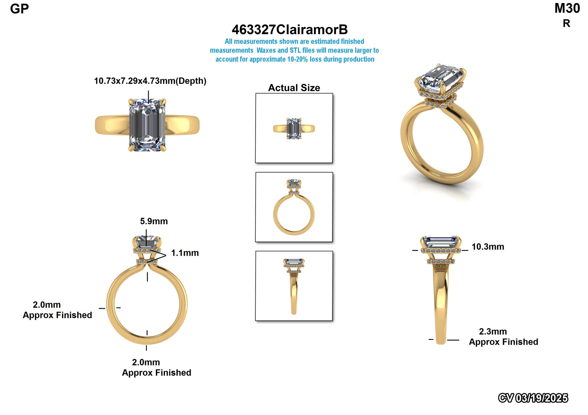 Abigail G. Custom Engagement Ring