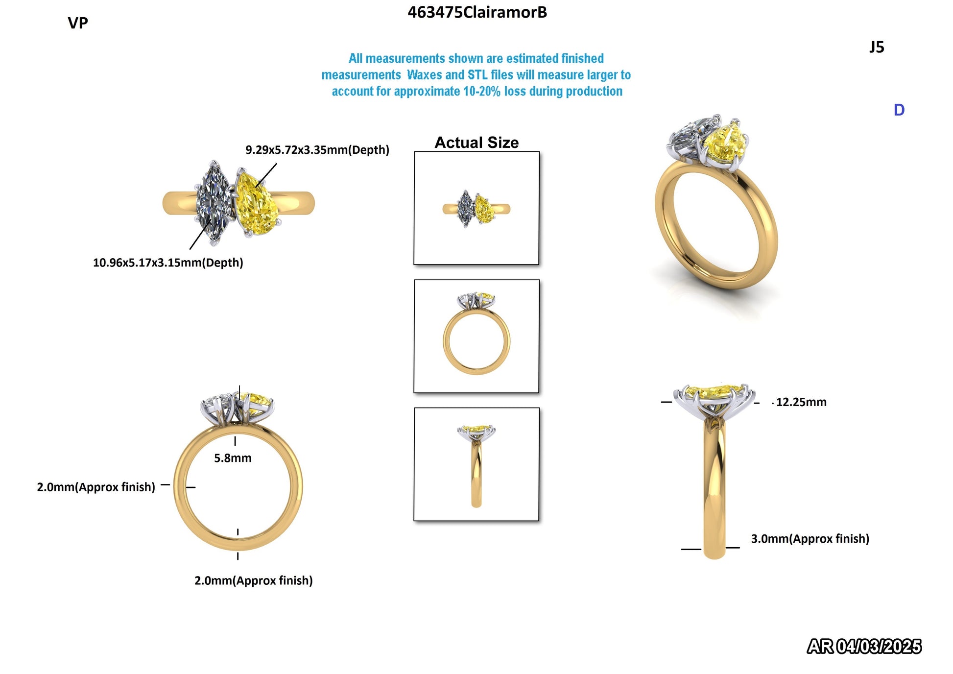 Natalie Custom Ring Design