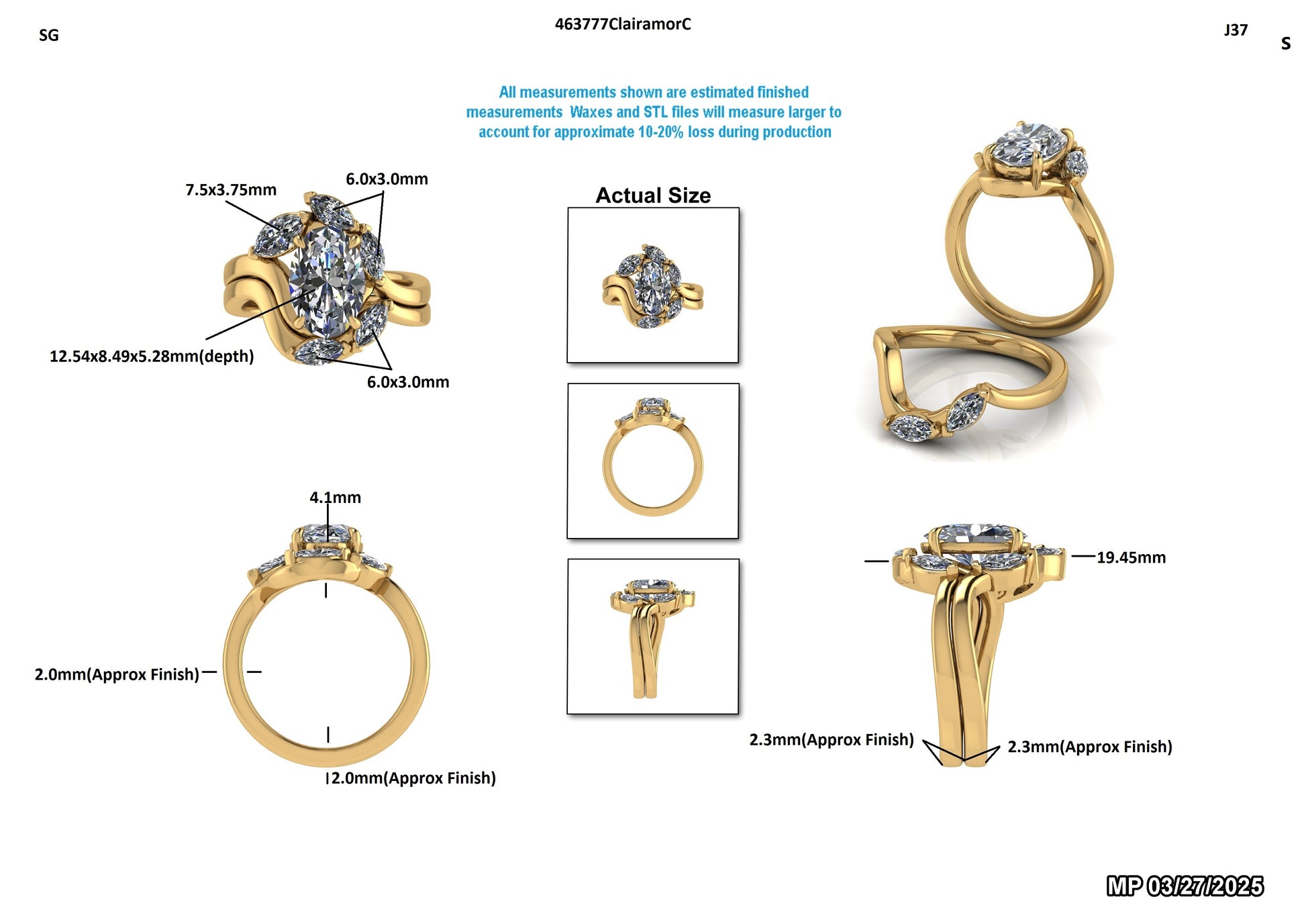 Jessica P. Custom Wedding Set