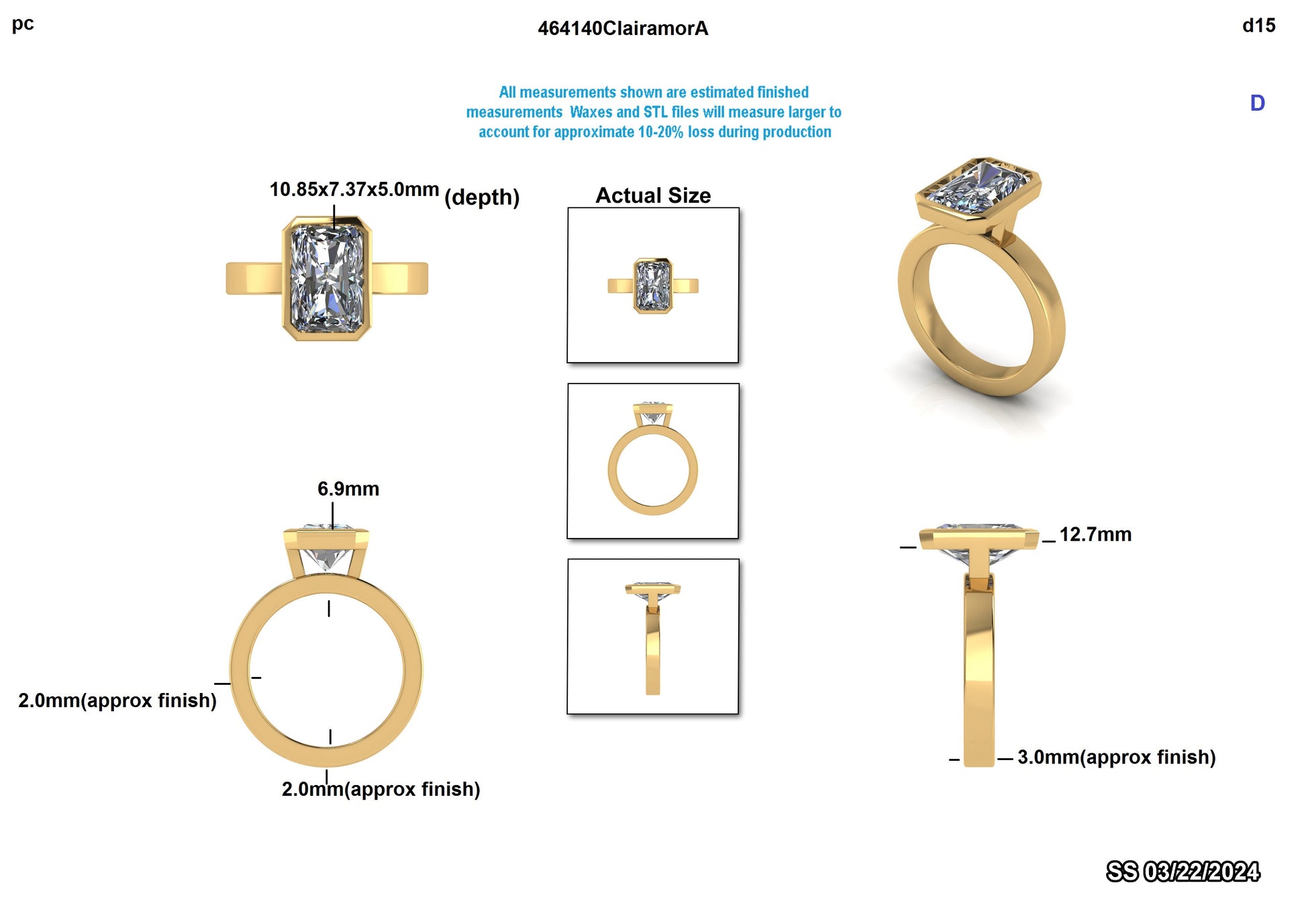 Chantelle H. Custom Engagement RIng