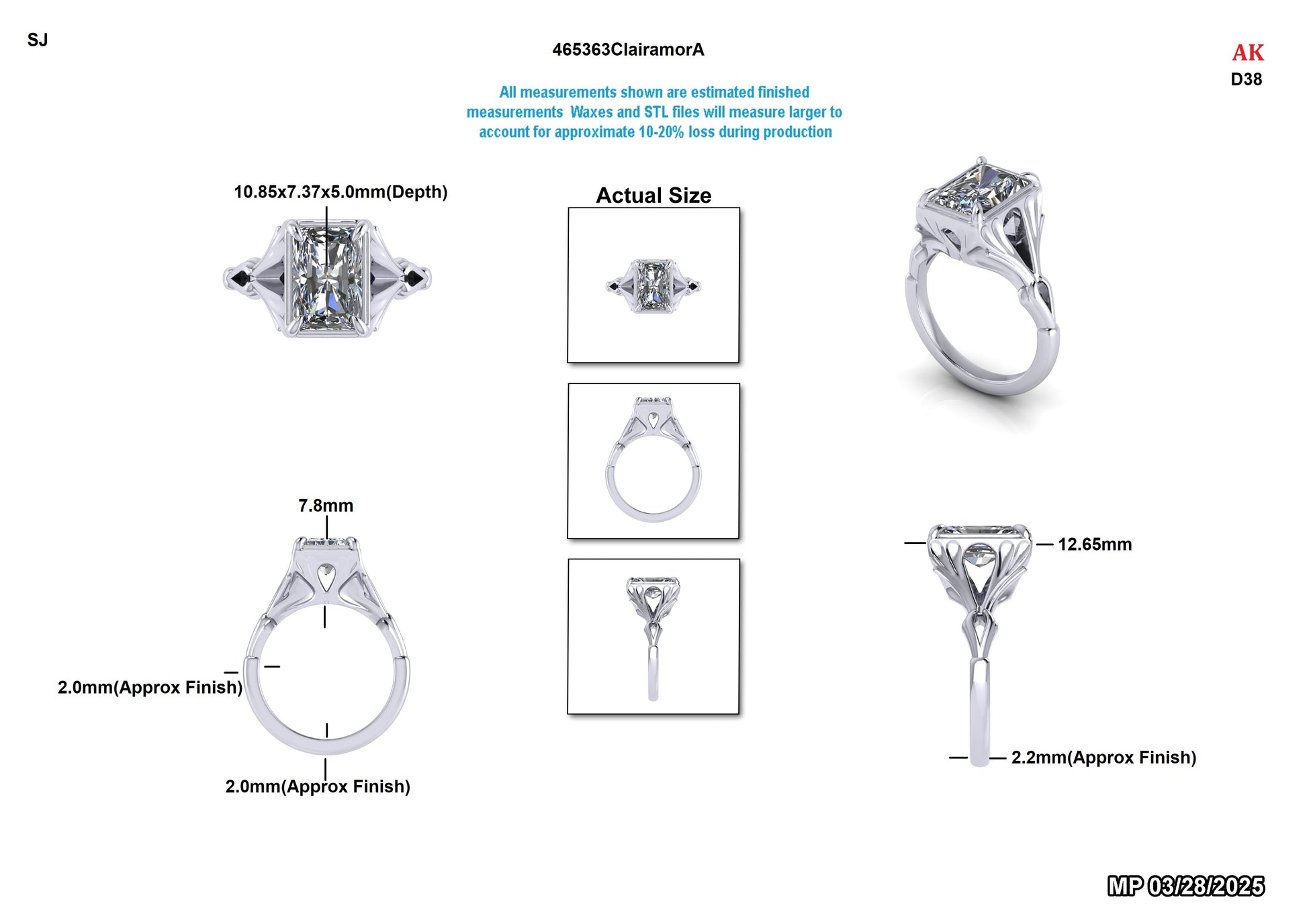 Norvie W. Custom Engagement Ring