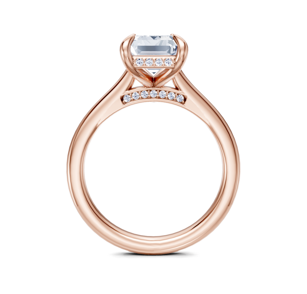 Image for Accented Cathedral | 14k Rose Gold
