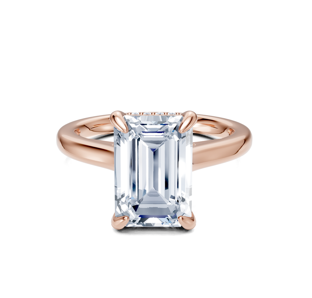 Image for Accented Cathedral | 18k Rose Gold