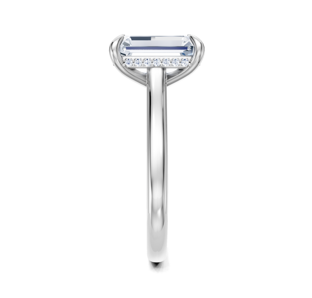 Image for Accented Cathedral | 14k White Gold