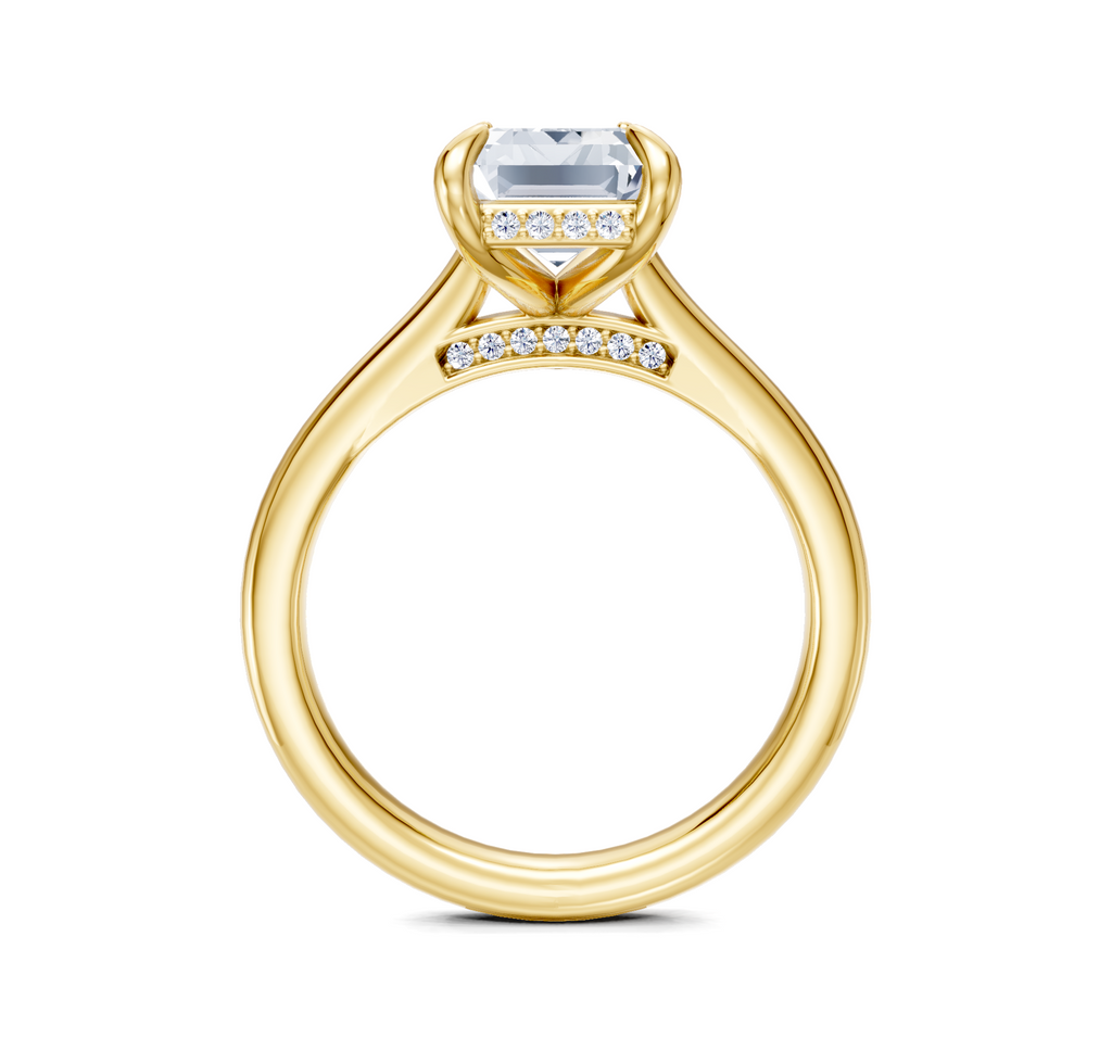 Image for Accented Cathedral | 14k Yellow Gold