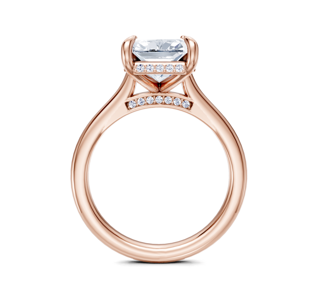 Image for Accented Cathedral | 14k Rose Gold
