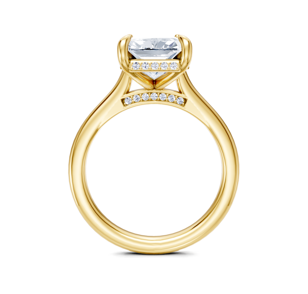 Image for Accented Cathedral | 14k Yellow Gold