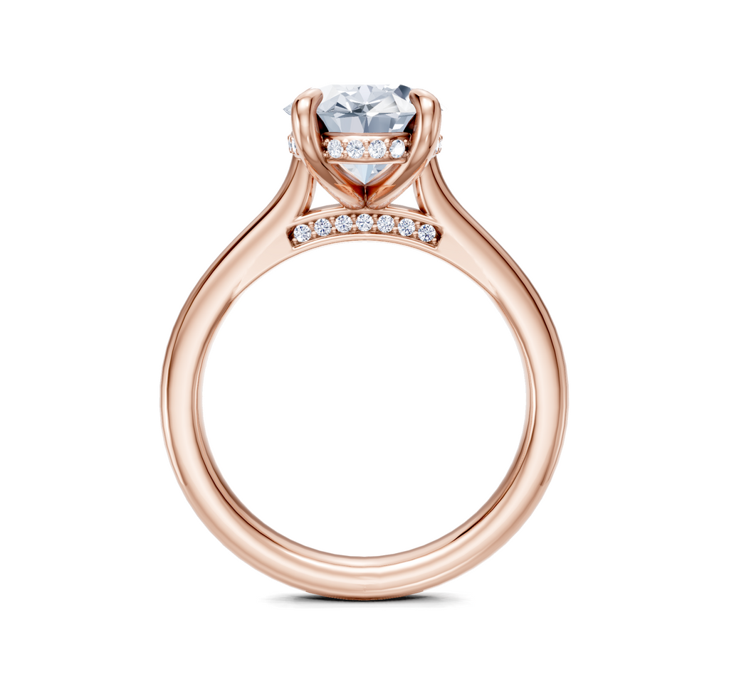 Image for Accented Cathedral | 18k Rose Gold