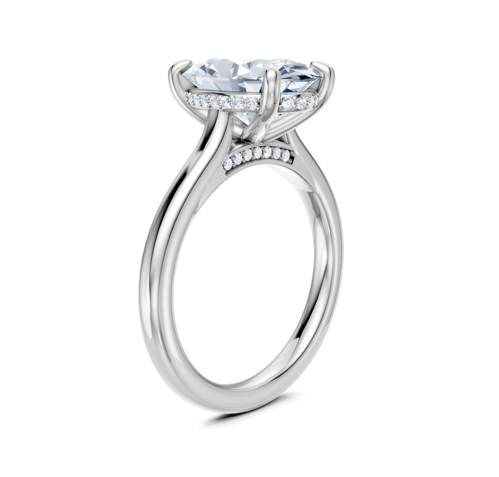 Image for Accented Cathedral | 18k White Gold