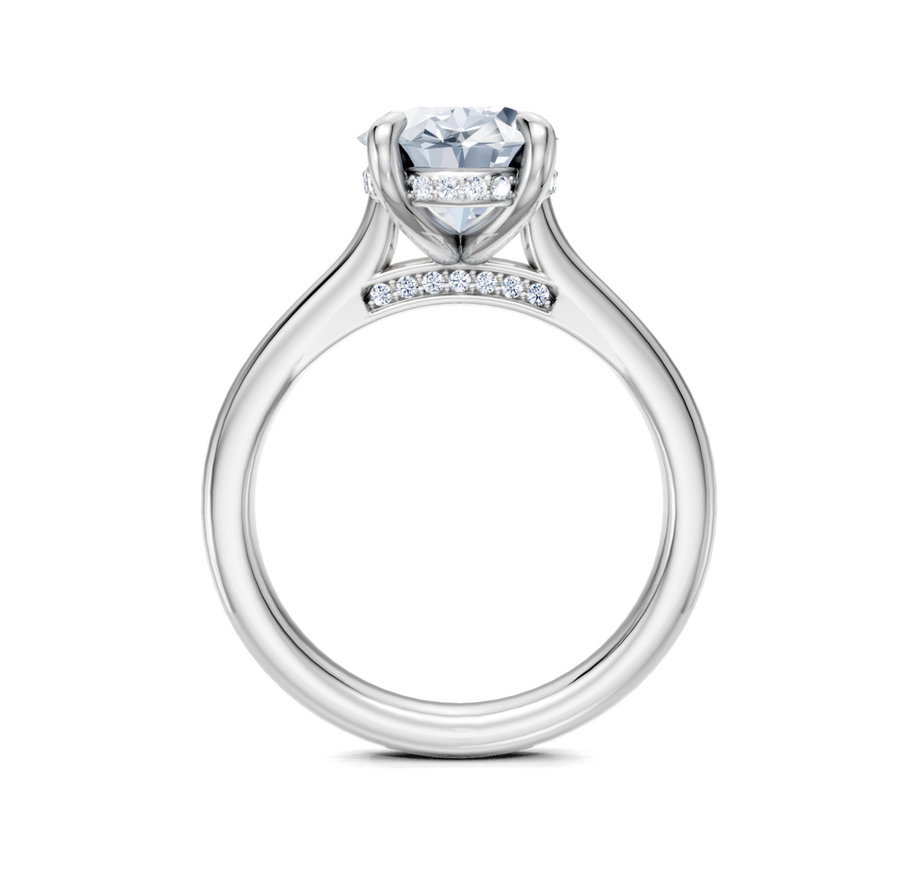 Image for Accented Cathedral | 14k White Gold