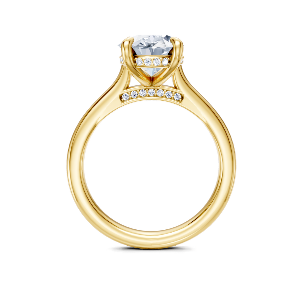 Image for Accented Cathedral | 18k Yellow Gold