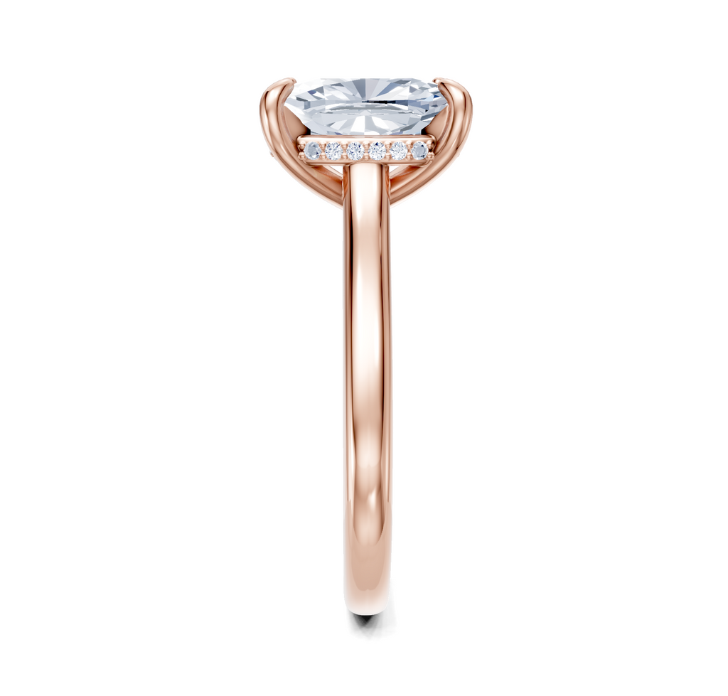 Image for Accented Cathedral | 18k Rose Gold