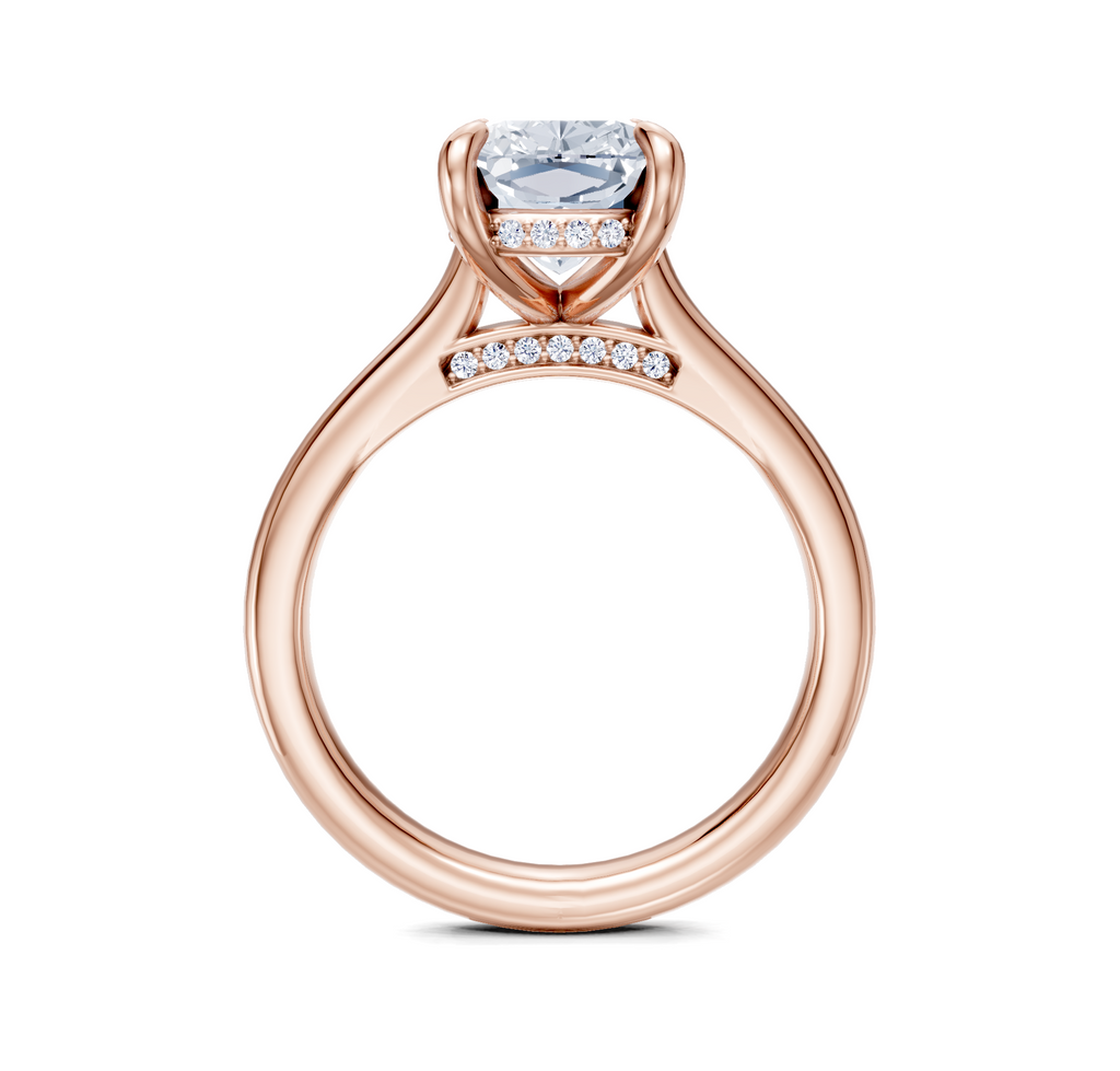 Image for Accented Cathedral | 18k Rose Gold