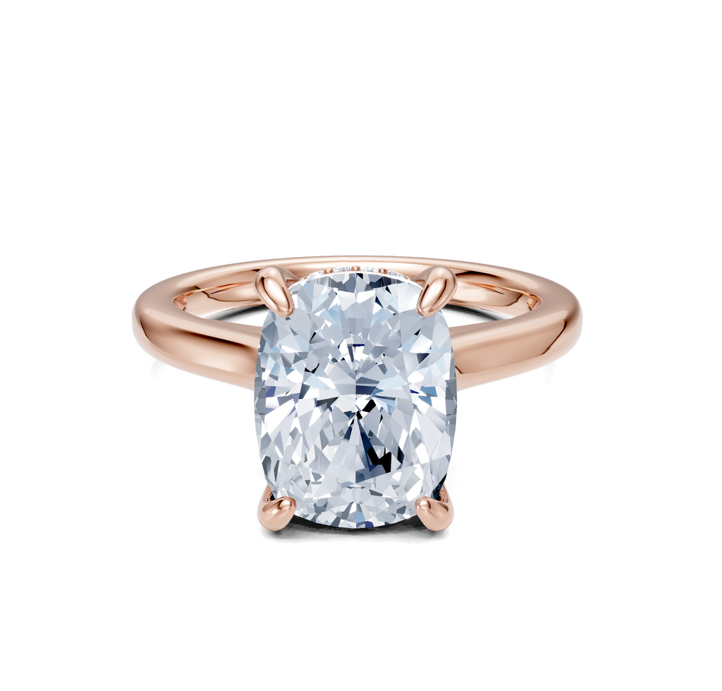 Image for Accented Cathedral | 14k Rose Gold