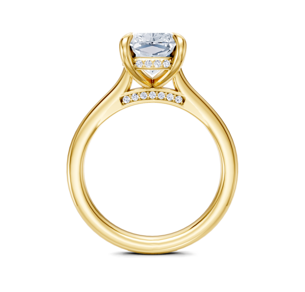 Image for Accented Cathedral | 18k Yellow Gold