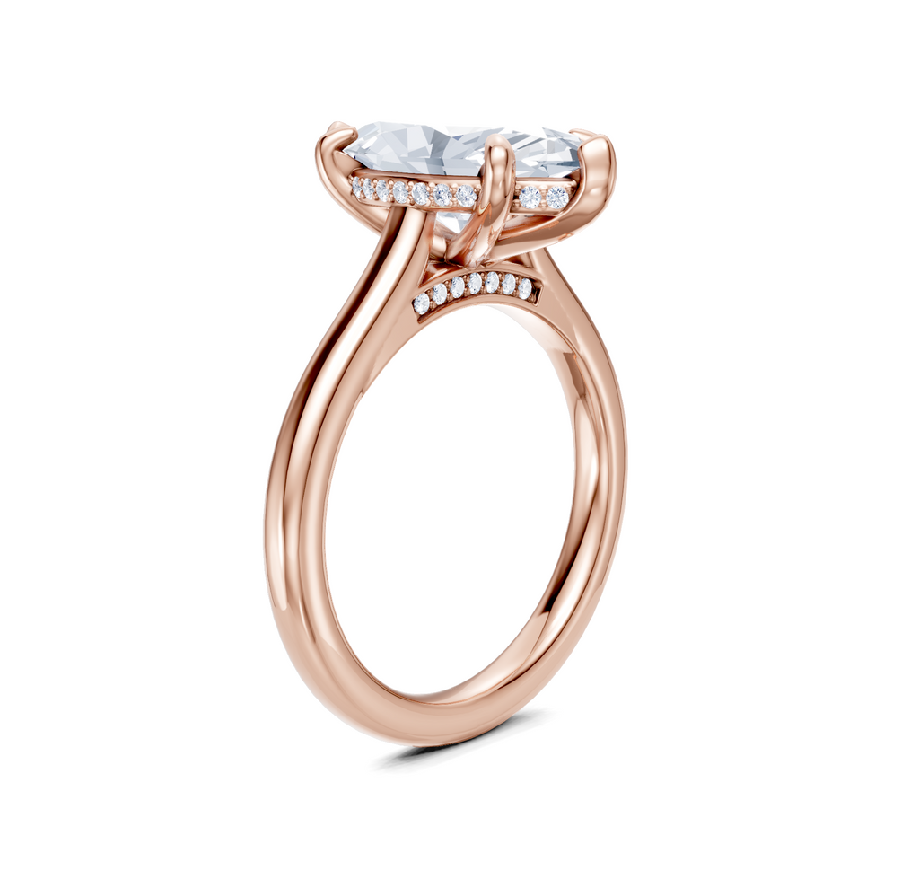 Image for Accented Cathedral | 18k Rose Gold