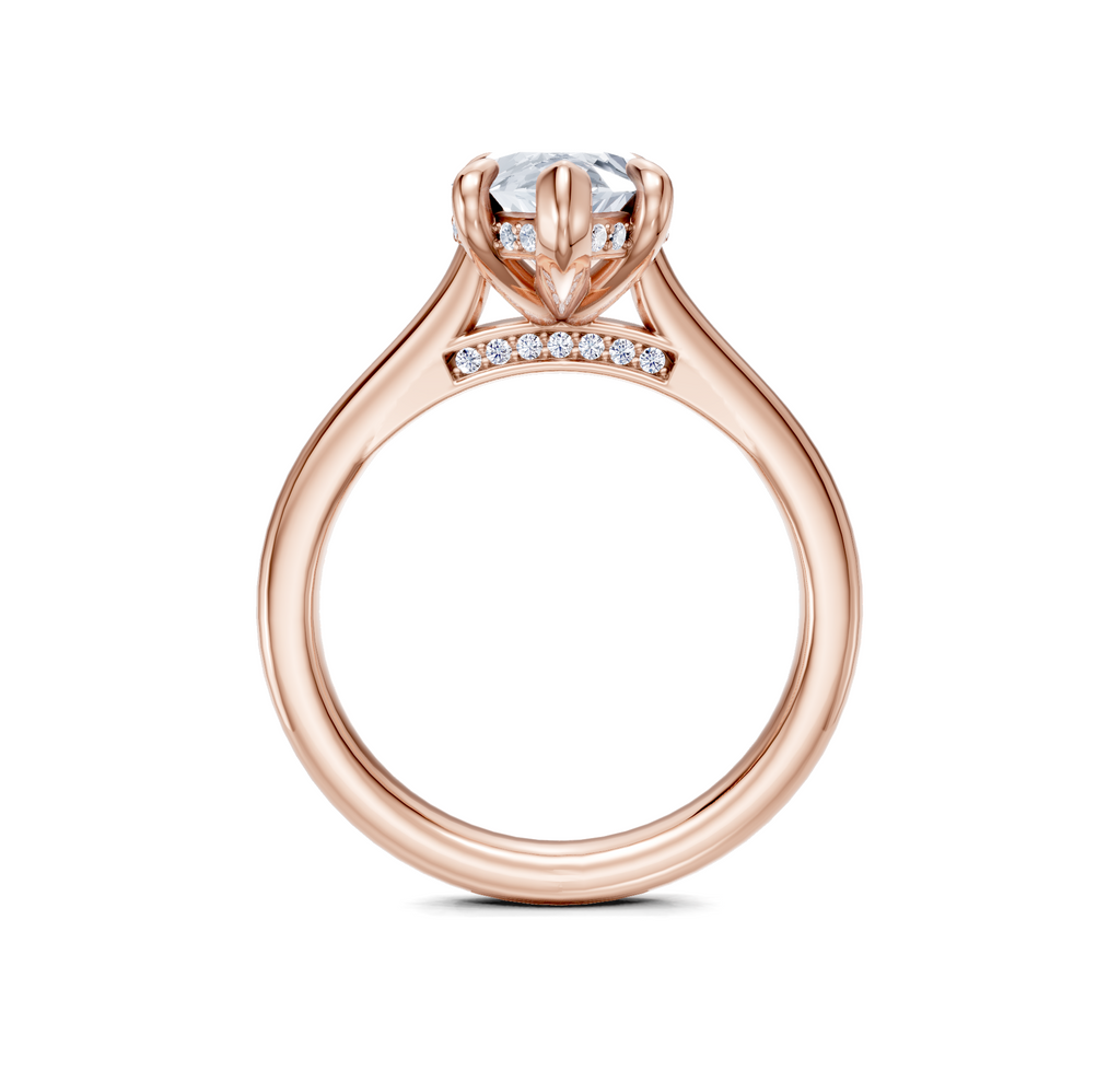 Image for Accented Cathedral | 14k Rose Gold