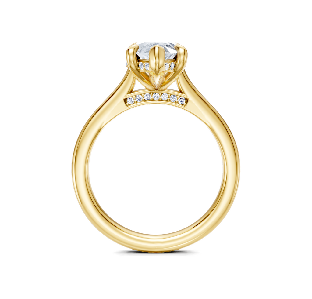 Image for Accented Cathedral | 18k Yellow Gold