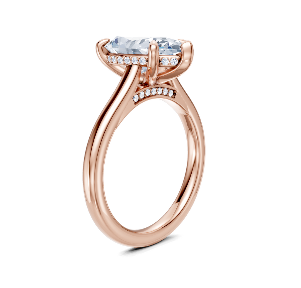 Image for Accented Cathedral | 14k Rose Gold