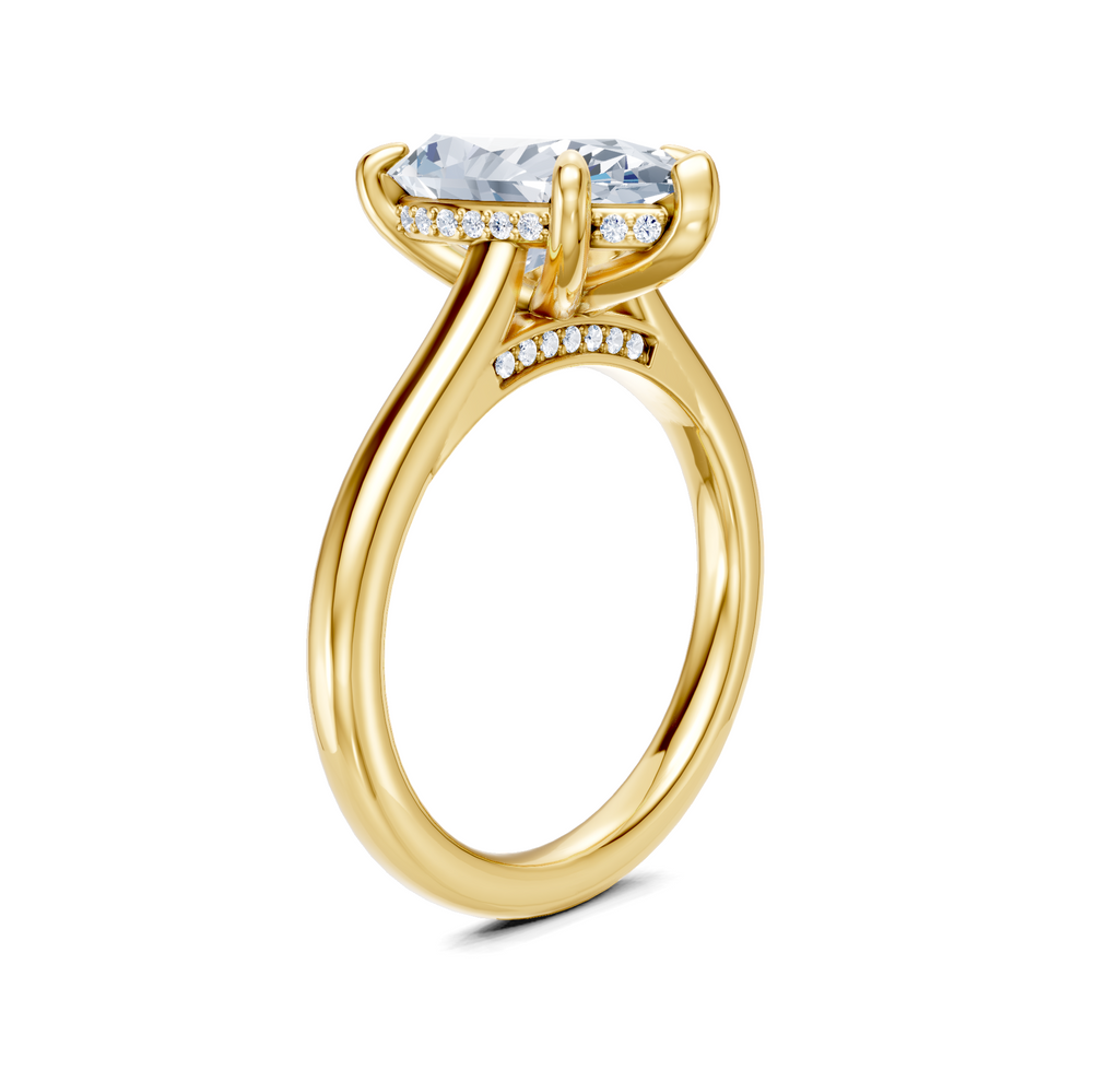 Image for Accented Cathedral | 18k Yellow Gold