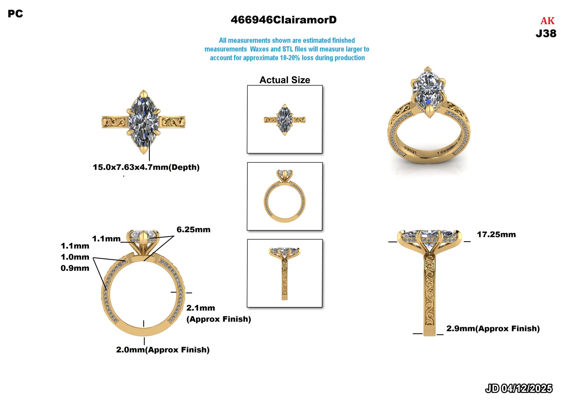 Ricardo Custom Engagement Ring Design