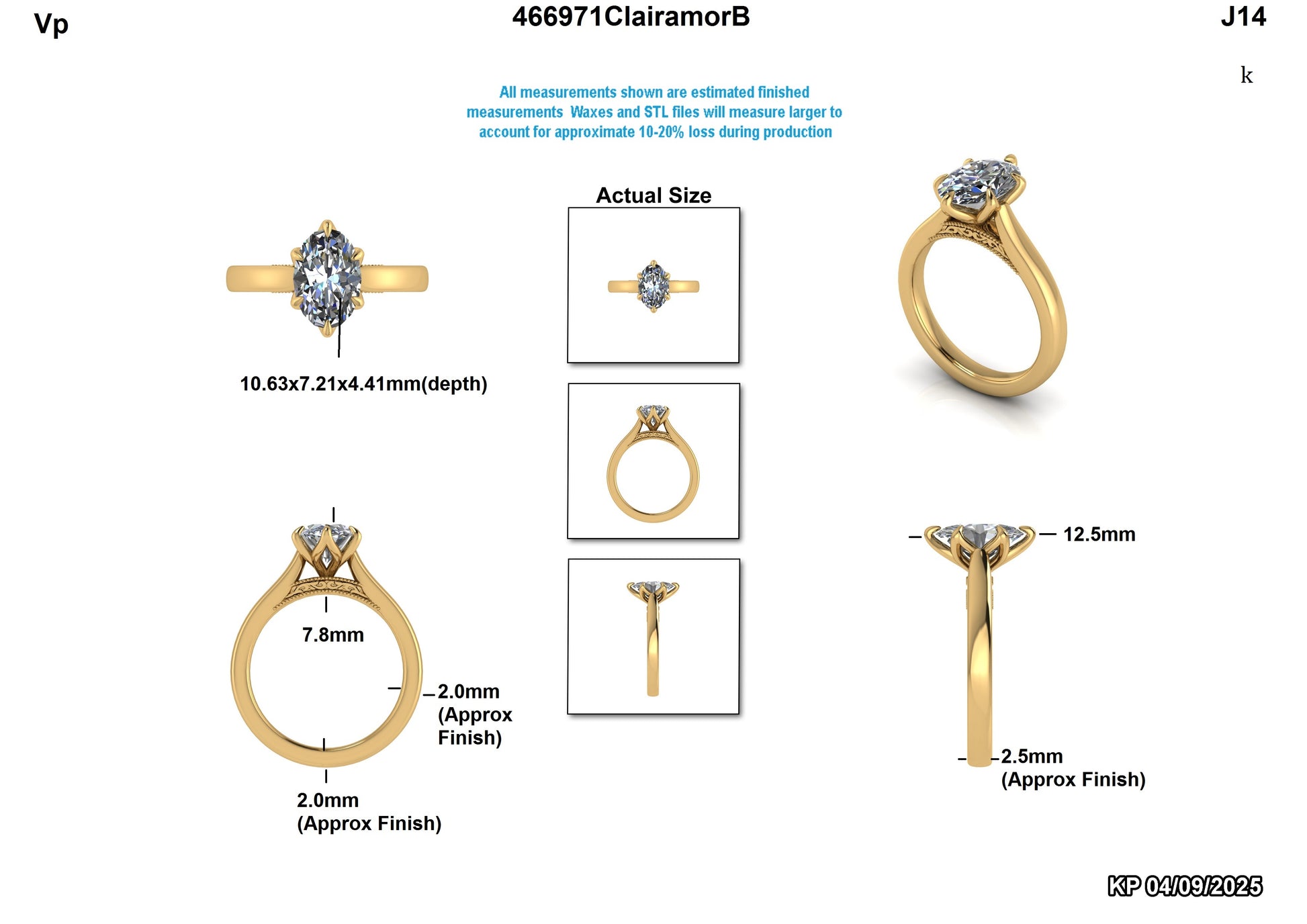 Noah T. Custom Engagement Ring