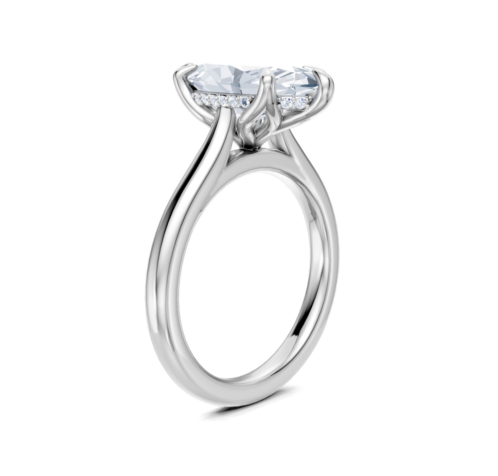 Image for Tulip Style Hidden Halo | Platinum