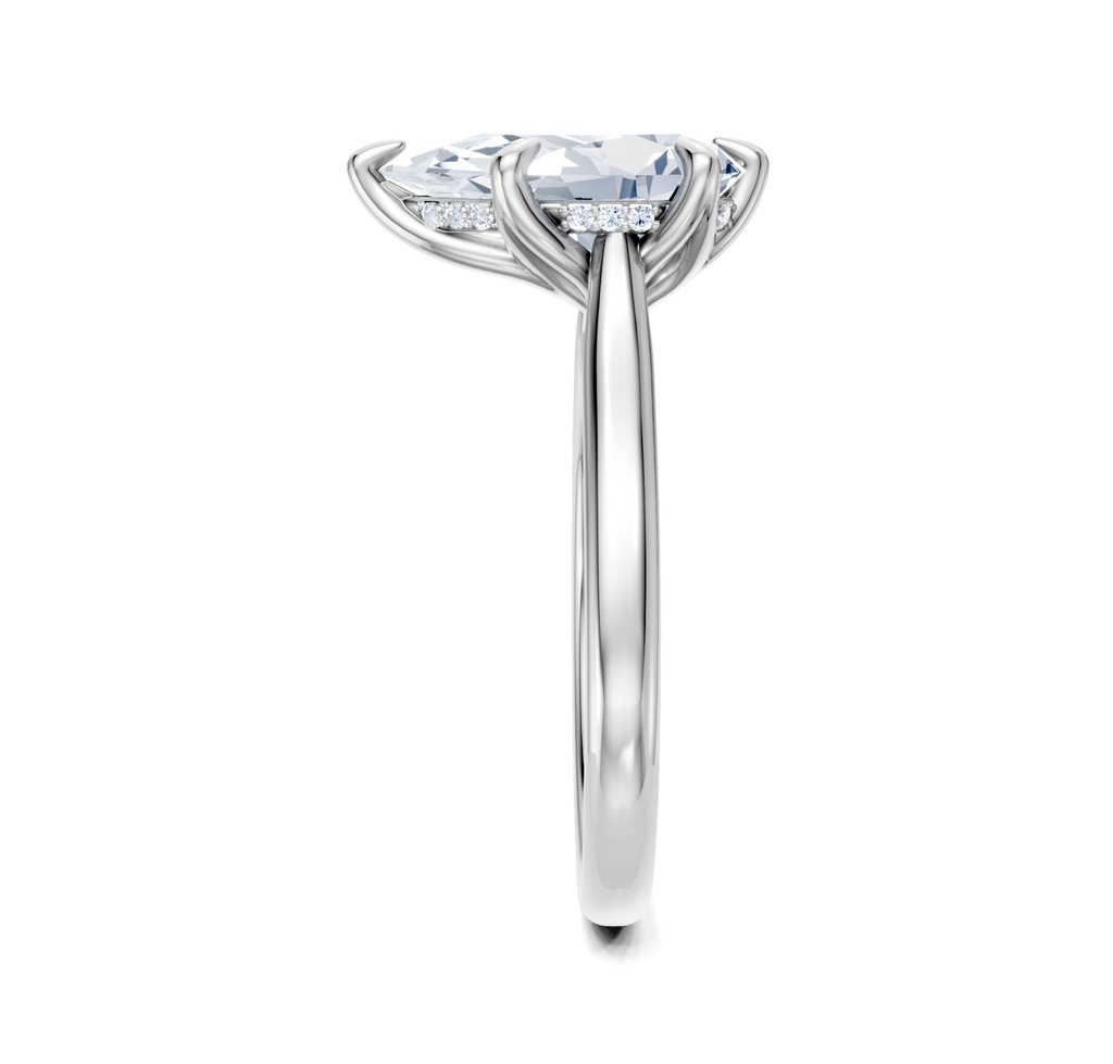 Image for Tulip Style Hidden Halo | Platinum