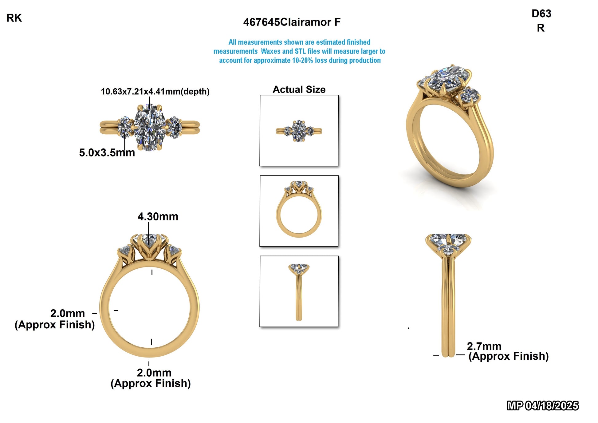 Riley T. Custom Engagement Ring