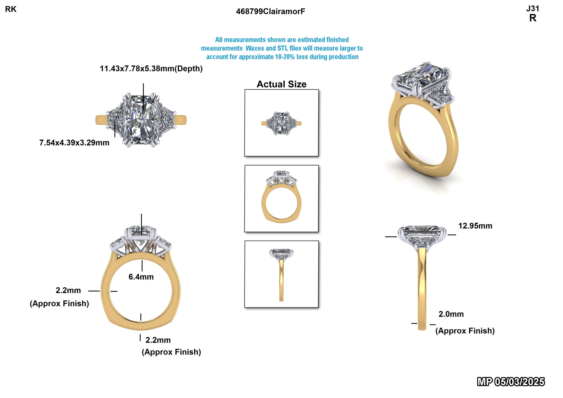Abbey P. Custom Engagement Ring