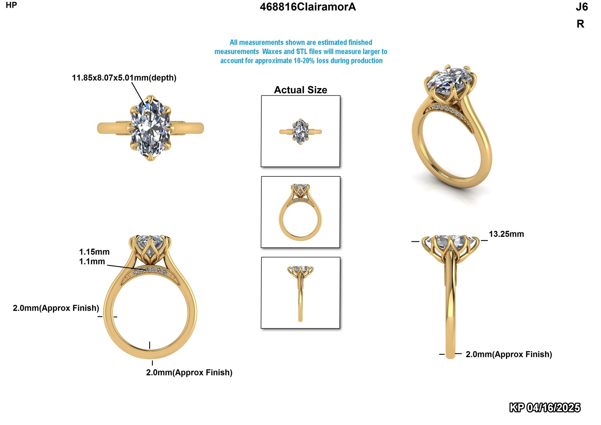 John A Custom Engagement Ring Design