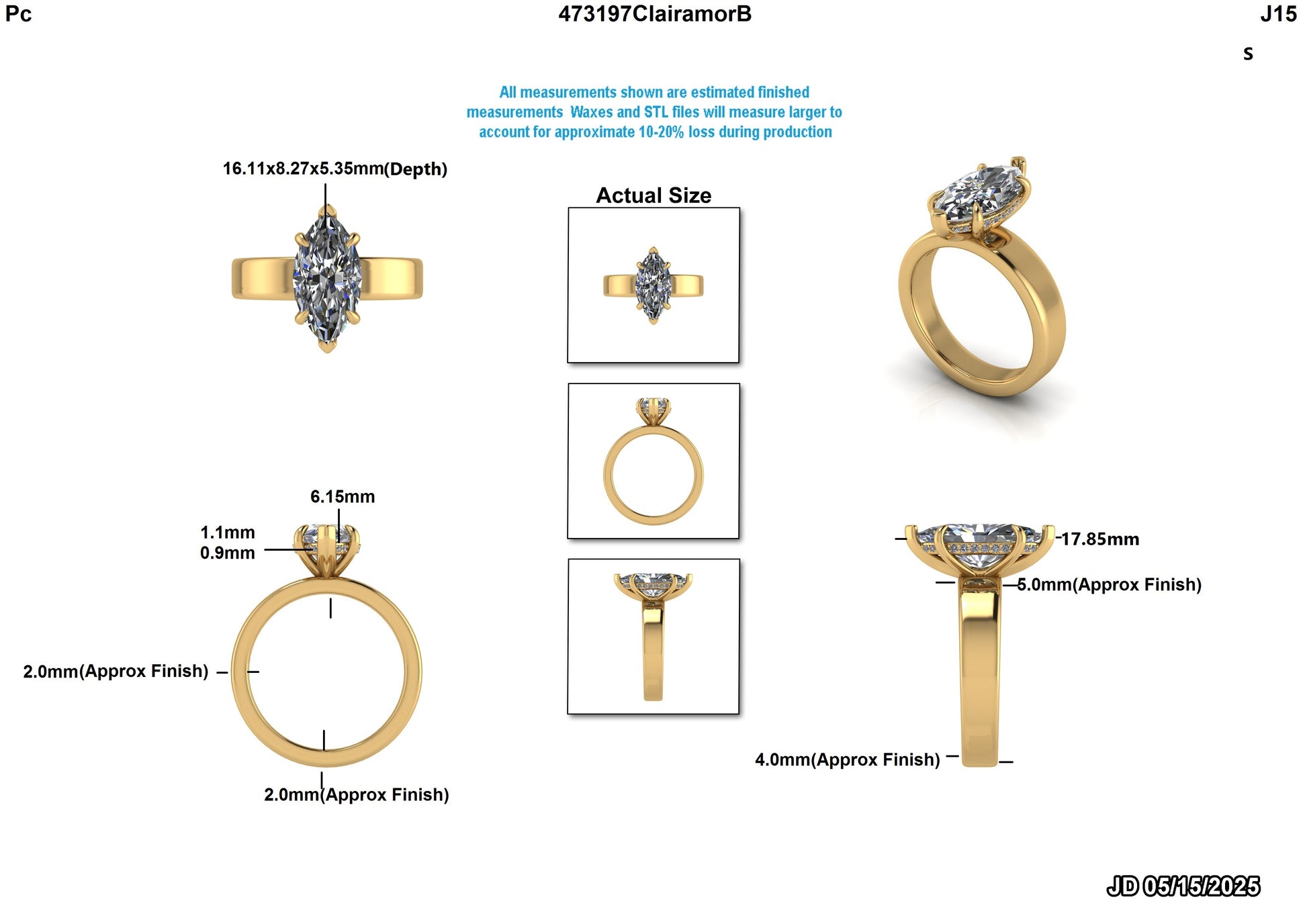 Adan Van R Custom Engagement Ring Design