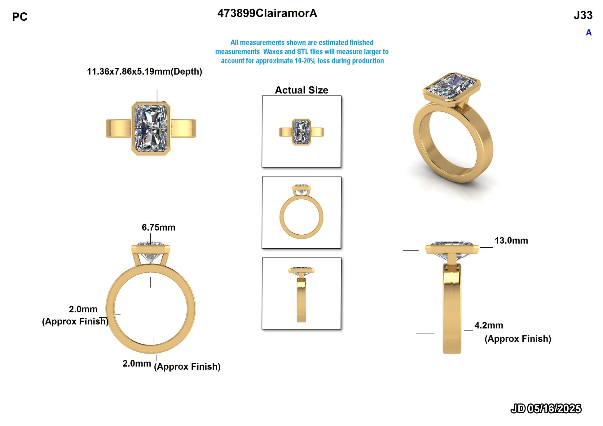 Chand Custom Engagement Ring Deisgn
