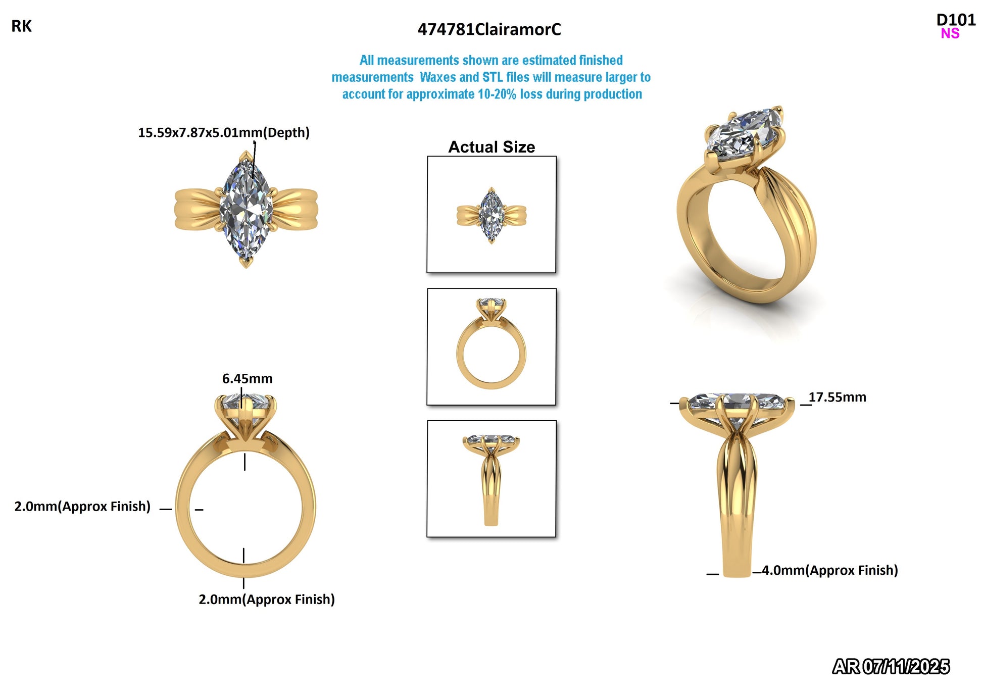 Zahra H. Custom Engagement Ring