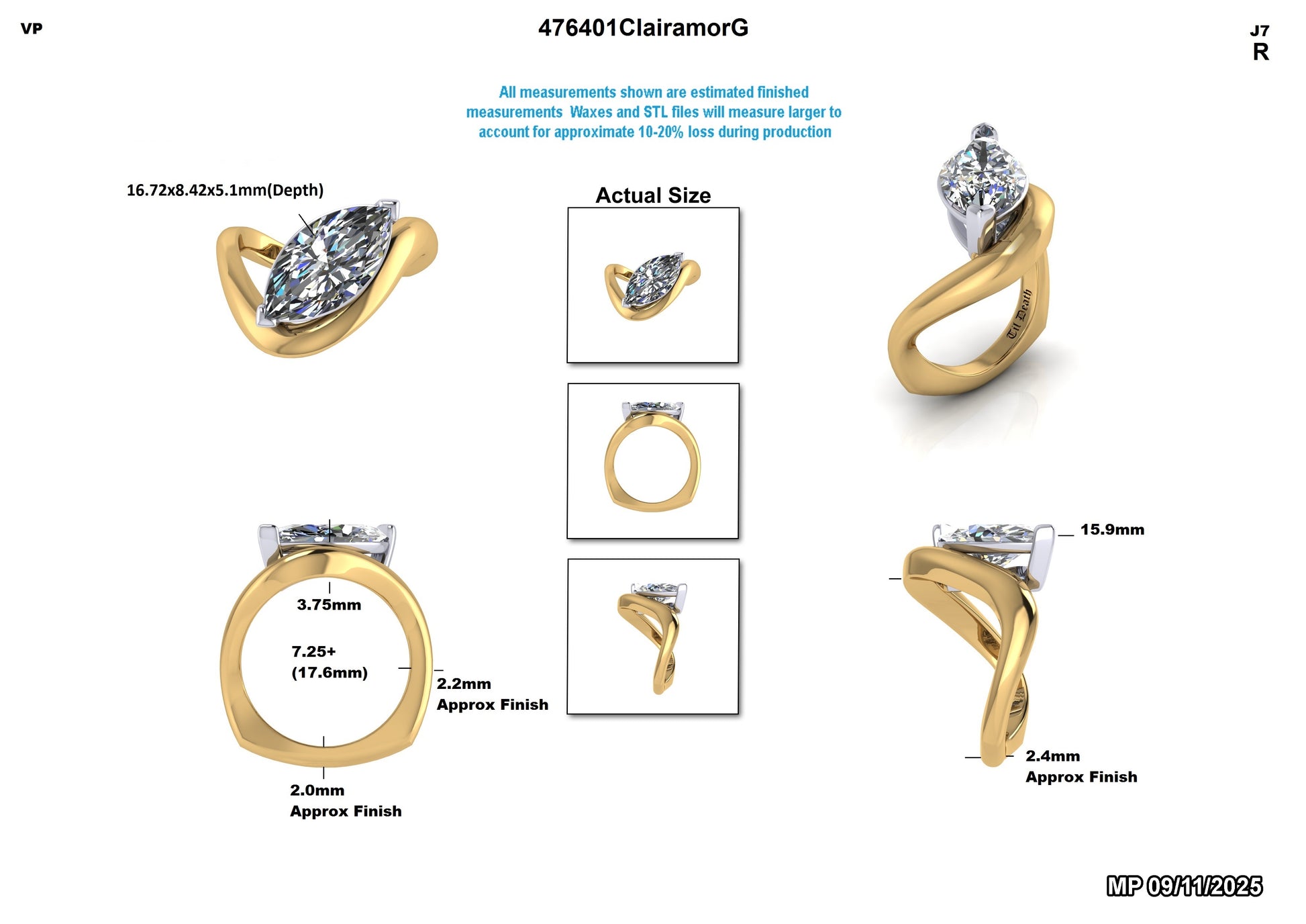 Nick - Kayla Custom Engagement Ring Design