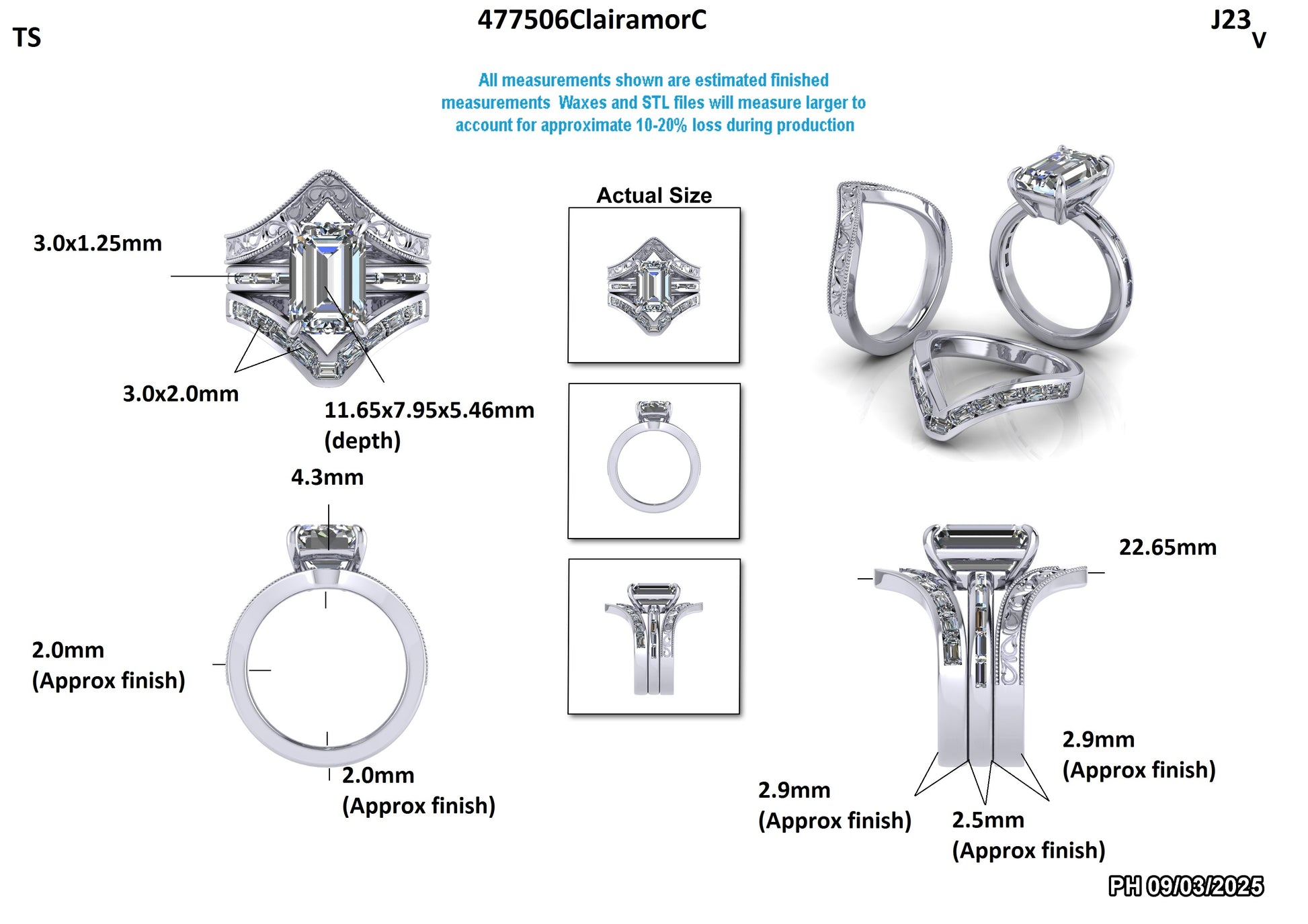 Becca Custom Wedding Set Design