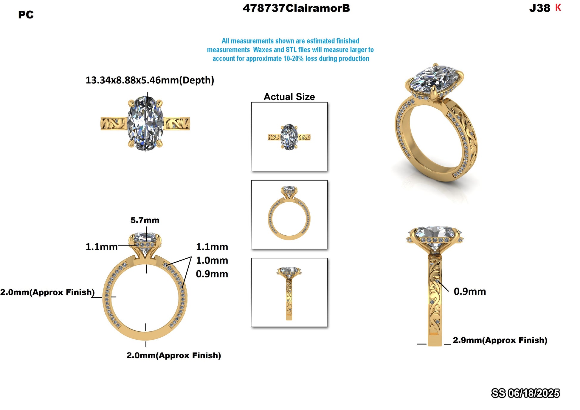 Moises Custom Engagement Ring Design
