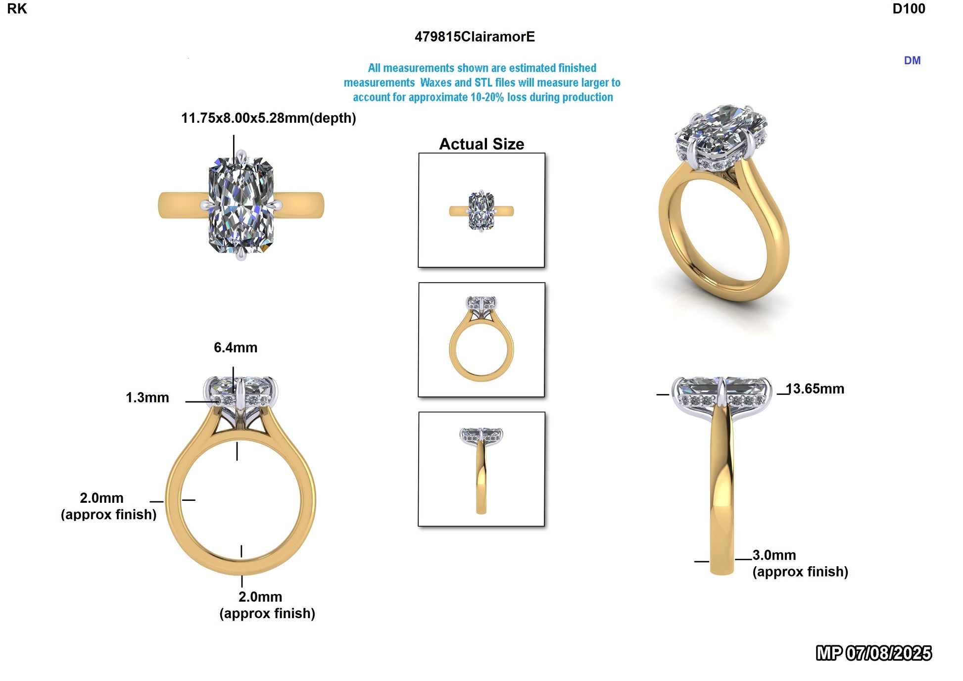 Nuh - Sabrina Custom Engagement Ring Design