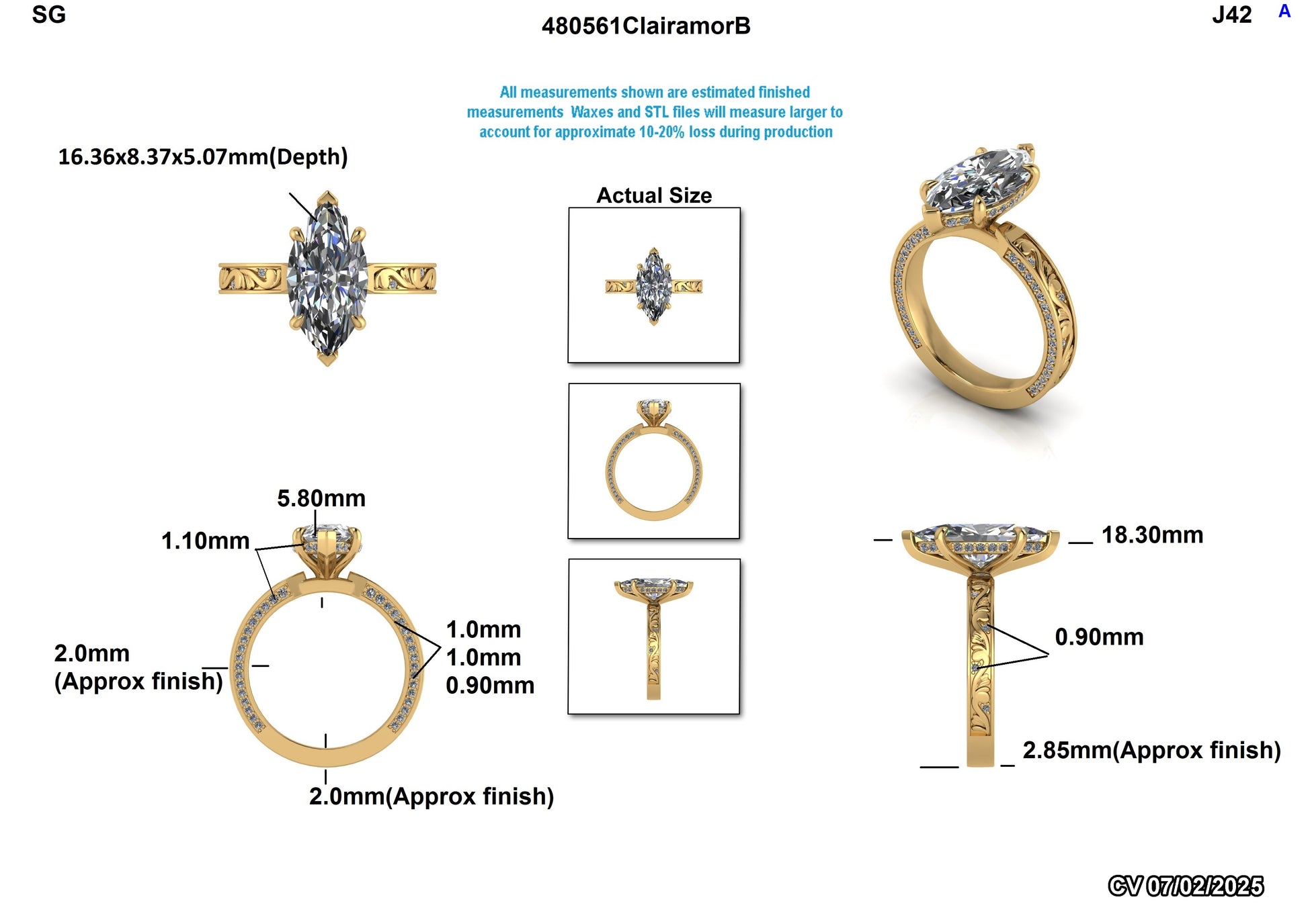 Levi Custom Engagement Ring Design