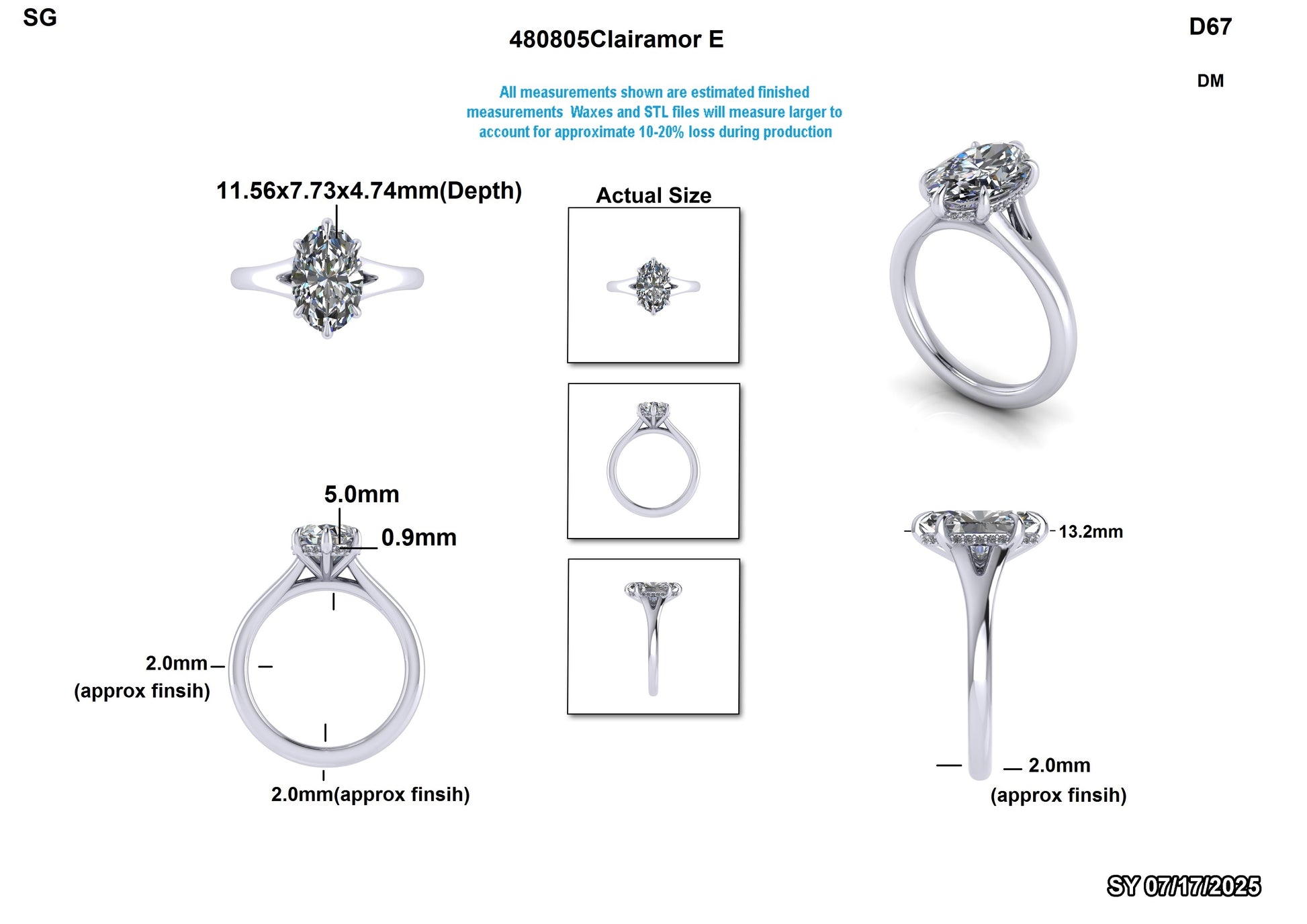 Luke D. Custom Engagement Ring
