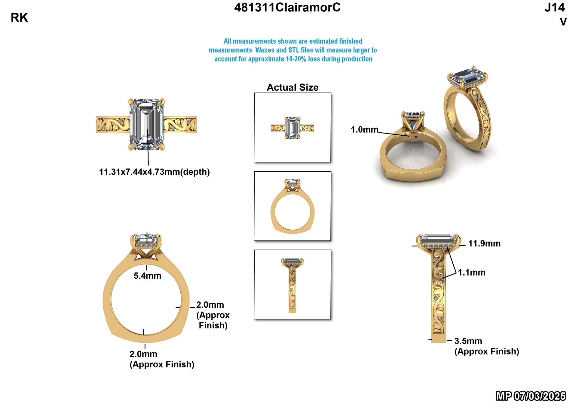 Erick F Custom Engagement Ring Design