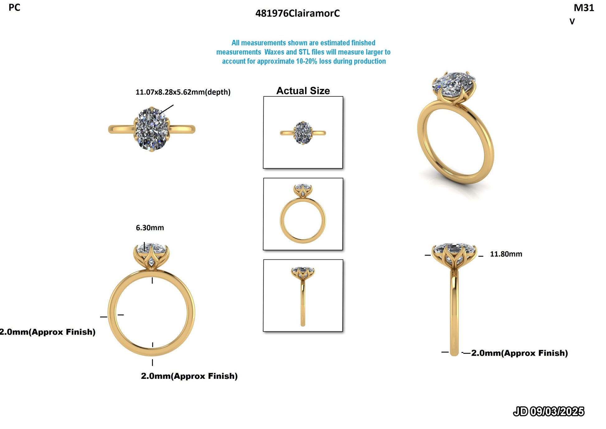 Eric B. Custom Engagement RIng