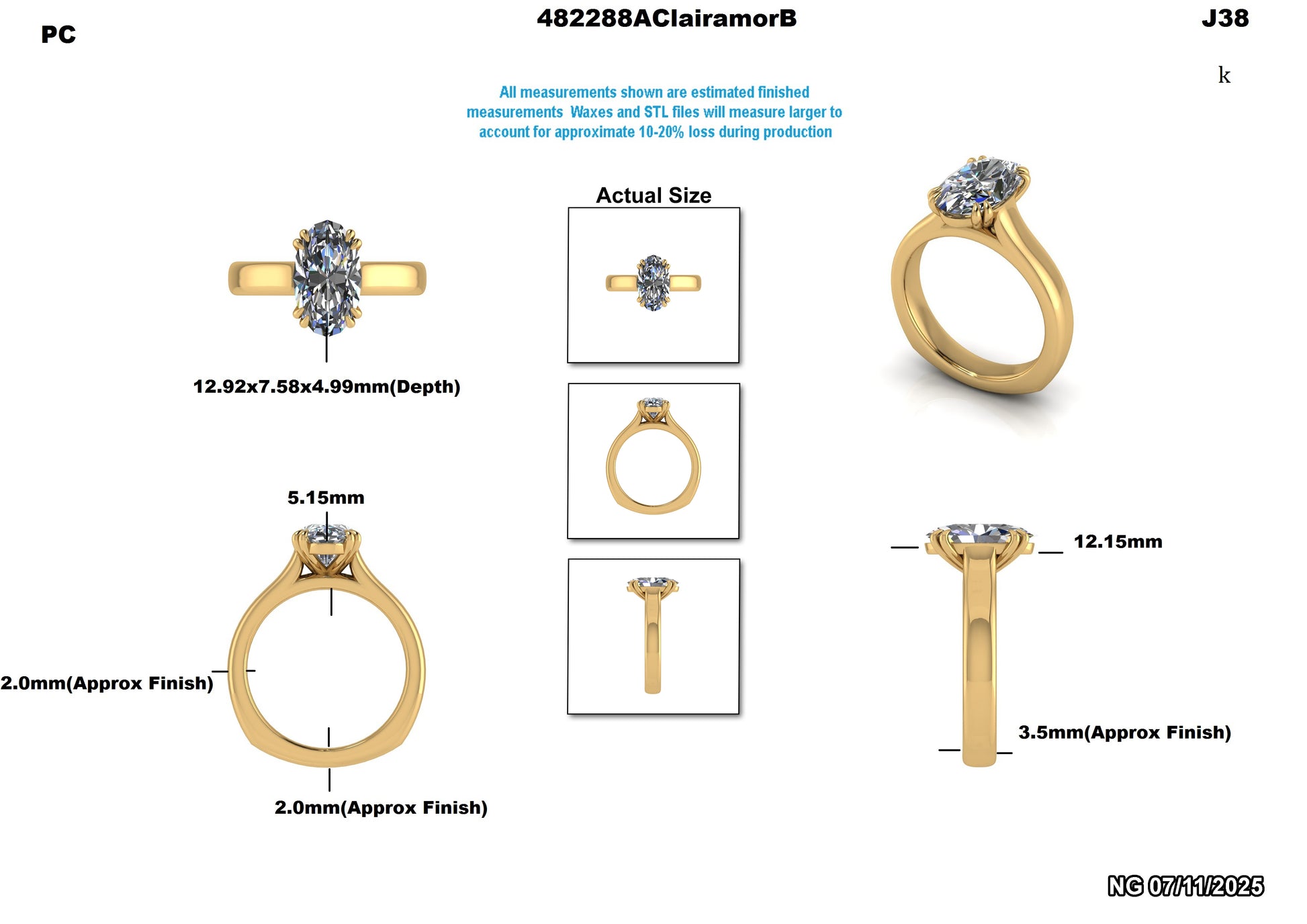 Gustavo Custom Engagement Ring Design
